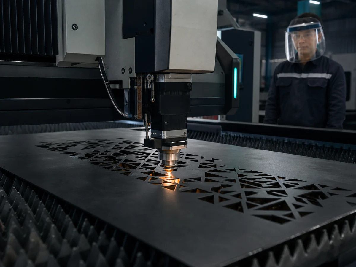 Proses pembuatan desain laser cutting custom